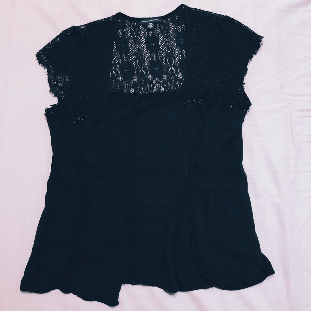 American Eagle Short Sleeve Cardigan